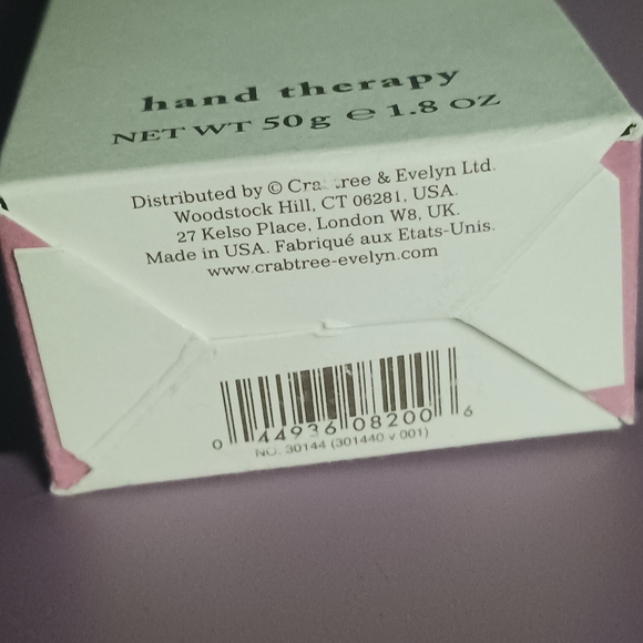 NWT! CRABTREE AND EVELYN ROSEWATER HAND THERAPY 1.8oz - Picture 5 of 8